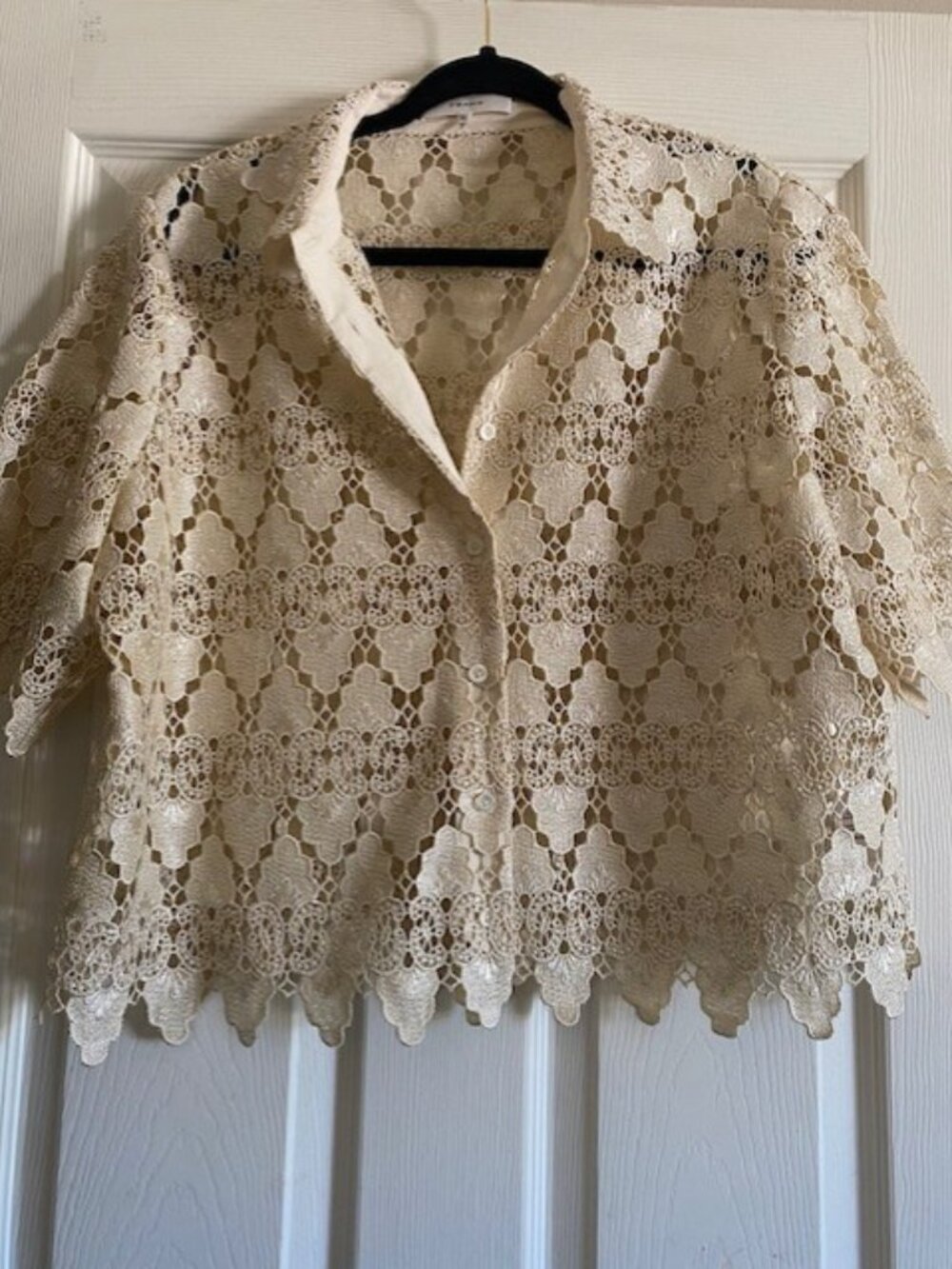 Frame lace top